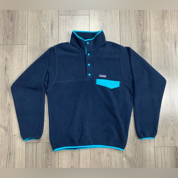 Patagonia Other - Patagonia Synchilla Snap‎ T Pullover Fleece Size Small Blue